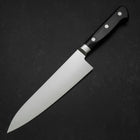 Gyuto VG-10 Poliert Westlicher Kirschholz Griff in Schwarz 180mm-[Musashi]-[Japan-Küchenmesser]