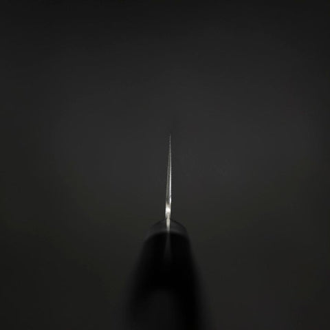 Gyuto VG-10 Poliert Westlicher Kirschholz Griff in Schwarz 180mm-[Musashi]-[Japan-Küchenmesser]
