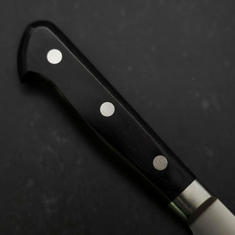 Gyuto VG-10 Poliert Westlicher Kirschholz Griff in Schwarz 180mm-[Musashi]-[Japan-Küchenmesser]