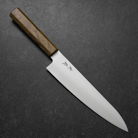 Gyuto VG-10 Polished Ovangkol Handle 210mm-[Musashi]-[Japanese-Kitchen-Knives]