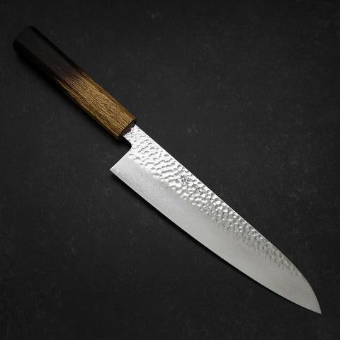 Gyuto VG-10 Tsuchime Damascus Yaki-Urushi Handle 210mm (8.3”)-[Musashi]-[Japan-Küchenmesser]