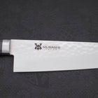 Gyuto VG-10 Tsuchime Damast Dunkelblauer Westlicher Griff 180mm-[Musashi]-[Japan-Küchenmesser]
