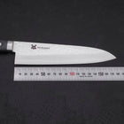 Gyuto VG-10 Tsuchime Damast Dunkelblauer Westlicher Griff 180mm-[Musashi]-[Japan-Küchenmesser]