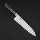 Gyuto VG-10 Tsuchime Damast Dunkelblauer Westlicher Griff 180mm-[Musashi]-[Japan-Küchenmesser]