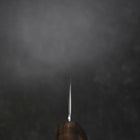 Gyuto VG-10 Tsuchime Damast Eschenholz Griff 240mm-[Musashi]-[Japan-Küchenmesser]