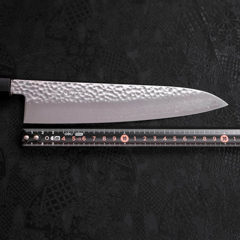 Gyuto VG-10 Tsuchime Damast Walnussholz Griff 210mm-[Musashi]-[Japan-Küchenmesser]
