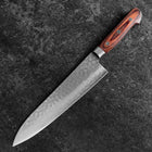 Gyuto VG-10 Tsuchime Damast Westlicher Griff 210mm-[Musashi]-[Japan-Küchenmesser]