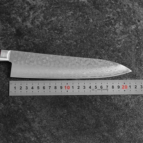 Gyuto VG-10 Tsuchime Damast Westlicher Griff 210mm-[Musashi]-[Japan-Küchenmesser]