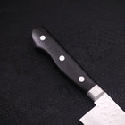Gyuto VG-10, Tsuchime Damast Westlicher Griff in Schwarz, 210mm-[Musashi]-[Japan-Küchenmesser]