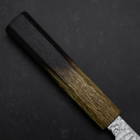Gyuto VG-10 Tsuchime Damast Yaki Urushi Griff 210mm-[Musashi]-[Japan-Küchenmesser]