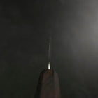 Gyuto VG-10 Tsuchime Ebenholz Griff 200mm-[Musashi]-[Japan-Küchenmesser]