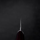 Gyuto VG-10 Tsuchime Roter Runder Griff 180mm-[Musashi]-[Japan-Küchenmesser]