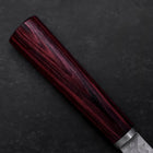 Gyuto VG-10 Tsuchime Roter Runder Griff 180mm-[Musashi]-[Japan-Küchenmesser]