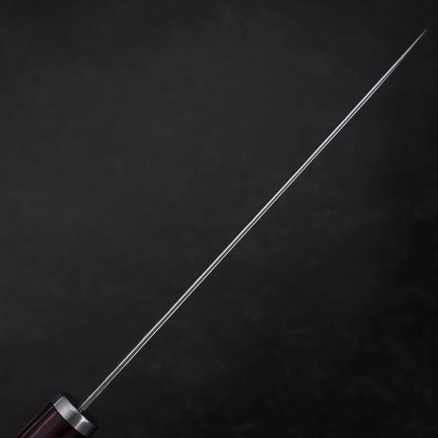 Gyuto VG-10 Tsuchime Roter Runder Griff 180mm-[Musashi]-[Japan-Küchenmesser]