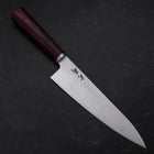 Gyuto VG-10 Tsuchime Roter Runder Griff 180mm-[Musashi]-[Japan-Küchenmesser]