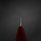 Gyuto VG-10 Tsuchime Roter Westlicher Griff 185mm-[Musashi]-[Japan-Küchenmesser]