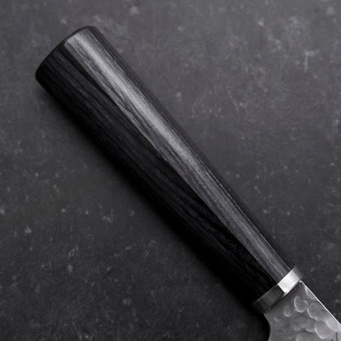 Gyuto VG-10 Tsuchime Runder Lila Griff 200mm-[Musashi]-[Japan-Küchenmesser]