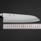 Gyuto VG-10 Tsuchime Runder Mahagoni Griff 180mm-[Musashi]-[Japan-Küchenmesser]