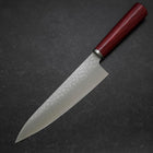 Gyuto VG-10 Tsuchime Westlicher Griff in Rot 185mm-[Musashi]-[Japan-Küchenmesser]
