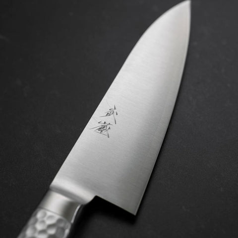 Gyuto VG-5 Poliert Westlicher Edelstahlgriff 150mm-[Musashi]-[Japan-Küchenmesser]