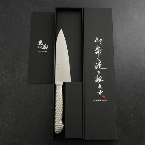 Gyuto VG-5 Polished Western Stainless Handle 150mm (5.9”)-[Musashi]-[Japan-Küchenmesser]