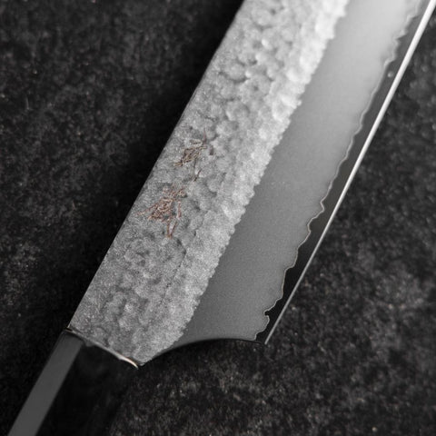 Gyuto VG-5 Tsuchime Büffelhorn und Bubinga Griff 240mm-[Musashi]-[Japan-Küchenmesser]