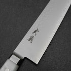 Gyuto VG-5 Tsuchime Weißer Marmor Griff 210mm-[Musashi]-[Japan-Küchenmesser]