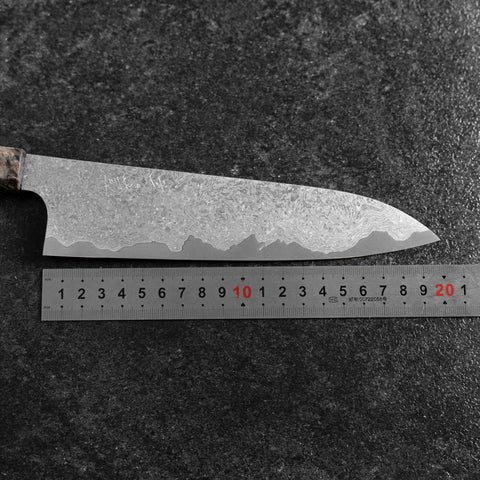 Gyuto VG-XEOS Damast Ahornholz Griff 200mm-[Musashi]-[Japan-Küchenmesser]