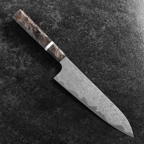 Gyuto VG-XEOS Damast Ahornholz Griff 200mm-[Musashi]-[Japan-Küchenmesser]