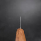 Gyuto White Steel #1 Edelstahlummantelung Tsuchime Yaki Urushi Griff 240mm-[Musashi]-[Japan-Küchenmesser]
