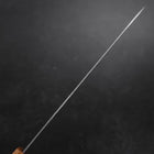 Gyuto White Steel #1 Edelstahlummantelung Tsuchime Yaki Urushi Griff 240mm-[Musashi]-[Japan-Küchenmesser]