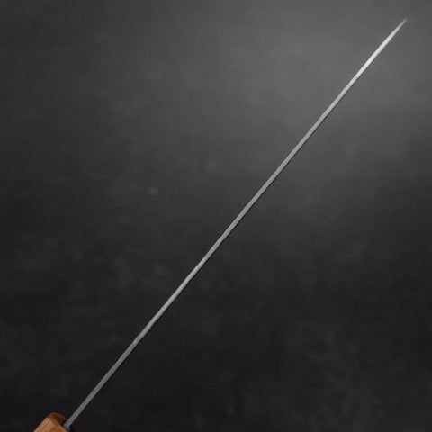 Gyuto White Steel #1 Edelstahlummantelung Tsuchime Yaki Urushi Griff 240mm-[Musashi]-[Japan-Küchenmesser]