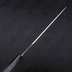 Gyuto White Steel #1 Kagami Sui-Honyaki Büffelhorn und Ebenholz Griff mit Scheide 210mm-[Musashi]-[Japan-Küchenmesser]