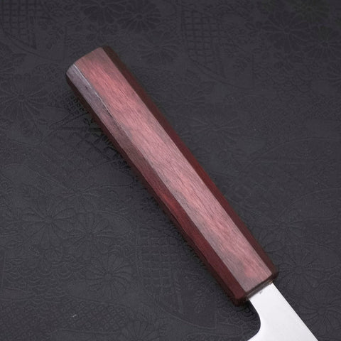 Gyuto White Steel #1 Poliert Lila Urushi Griff 210mm-[Musashi]-[Japan-Küchenmesser]
