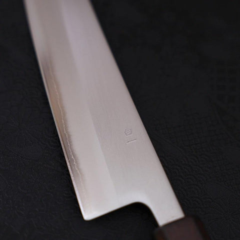 Gyuto White Steel #1, Poliert Sumi Urushi Griff, 210mm-[Musashi]-[Japan-Küchenmesser]