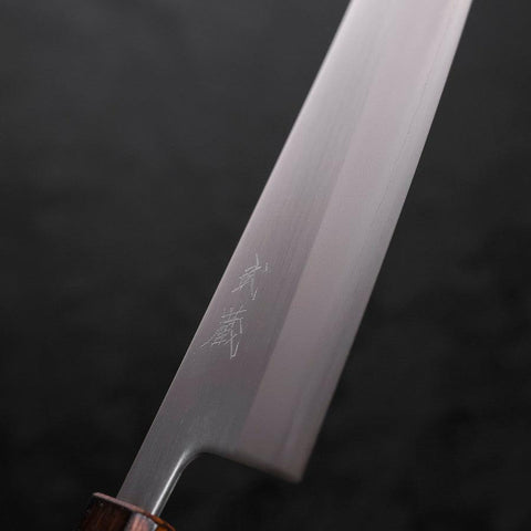 Gyuto White Steel #1, Poliert Sumi Urushi Griff, 240mm-[Musashi]-[Japan-Küchenmesser]