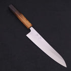 Gyuto White Steel #1 Poliert Yaki Urushi Griff 210mm-[Musashi]-[Japan-Küchenmesser]