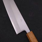 Gyuto White Steel #1 Poliert Yaki Urushi Griff 240mm-[Musashi]-[Japan-Küchenmesser]