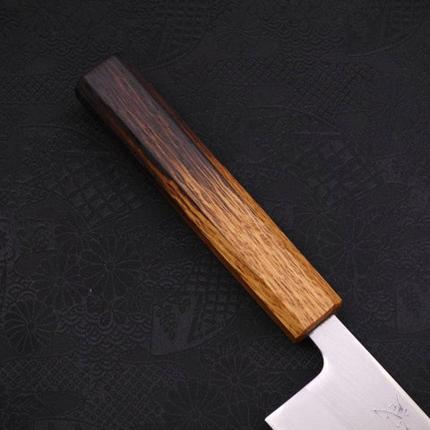 Gyuto White Steel #1 Poliert Yaki Urushi Griff 240mm-[Musashi]-[Japan-Küchenmesser]