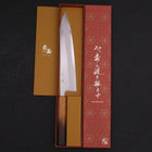 Gyuto White Steel #1 Poliert Yaki Urushi Griff 240mm-[Musashi]-[Japan-Küchenmesser]