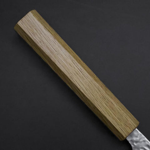 Gyuto White Steel #1 Tsuchime Walnussholz Griff 210mm-[Musashi]-[Japan-Küchenmesser]