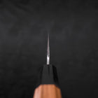 Gyuto White Steel #2 Kasumi Büffelhorn und Teakholz Griff 210mm-[Musashi]-[Japan-Küchenmesser]