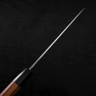 Gyuto White Steel #2 Kasumi Büffelhorn und Teakholz Griff 210mm-[Musashi]-[Japan-Küchenmesser]