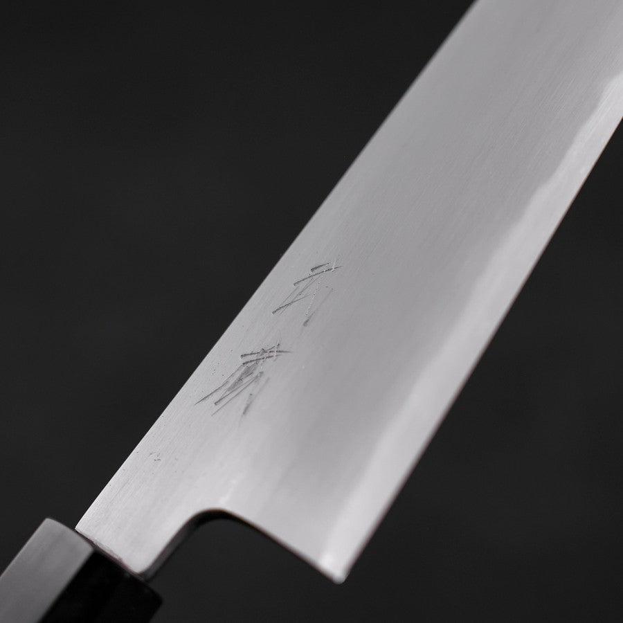 Gyuto White Steel #2 Kasumi Büffelhorn und Teakholz Griff 210mm-[Musashi]-[Japan-Küchenmesser]