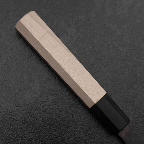 Gyuto White Steel #2 Kurouchi Büffelhorn und Magnolienholz Griff 240mm-[Musashi]-[Japan-Küchenmesser]