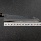 Gyuto White Steel #2 Kurouchi Büffelhorn und Magnolienholz Griff 240mm-[Musashi]-[Japan-Küchenmesser]