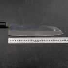 Gyuto White Steel #2 Kurouchi Büffelhorn und Magnolienholz Griff 240mm（größere Breite）-[Musashi]-[Japan-Küchenmesser]