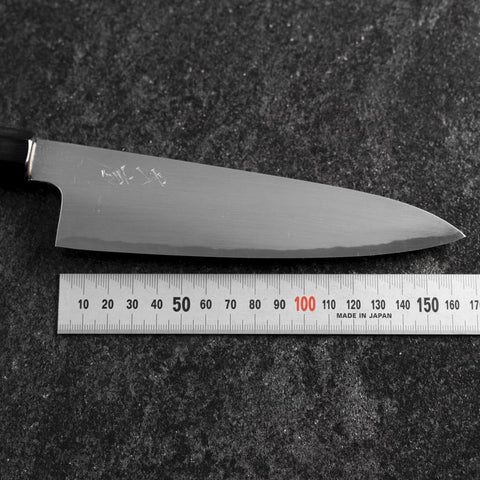 Gyuto White Steel #2 Poliert Büffelhorn und Magnolienholz Griff 165mm-[Musashi]-[Japan-Küchenmesser]