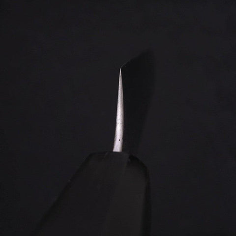 Gyuto White Steel #2 Super Poliert Büffelhorn und Ebenholz Griff 190mm-[Musashi]-[Japan-Küchenmesser]