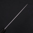 Gyuto White Steel #2 Super Poliert Büffelhorn und Ebenholz Griff 190mm-[Musashi]-[Japan-Küchenmesser]